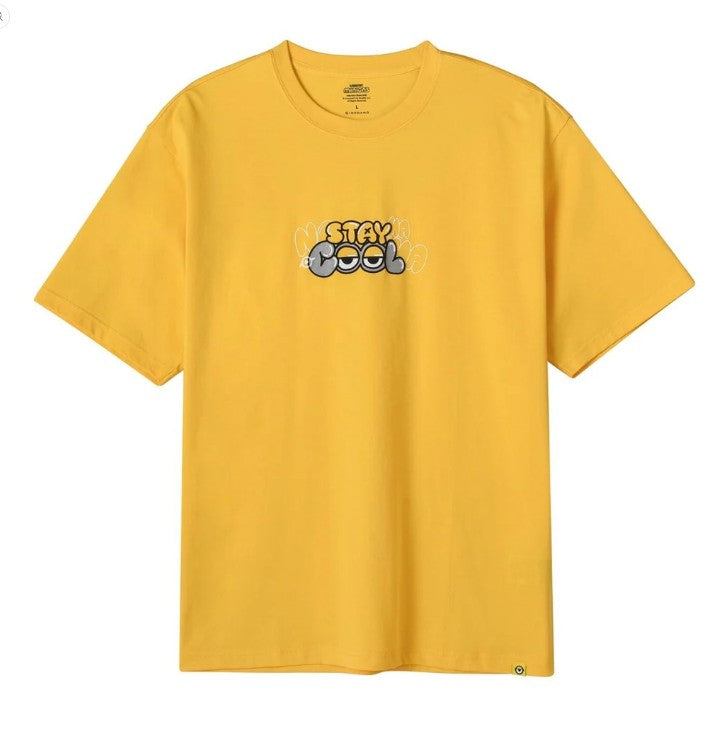 Men’s Relaxed Fit Cotton-Poly Crew Neck Print Tee | Minion Collection