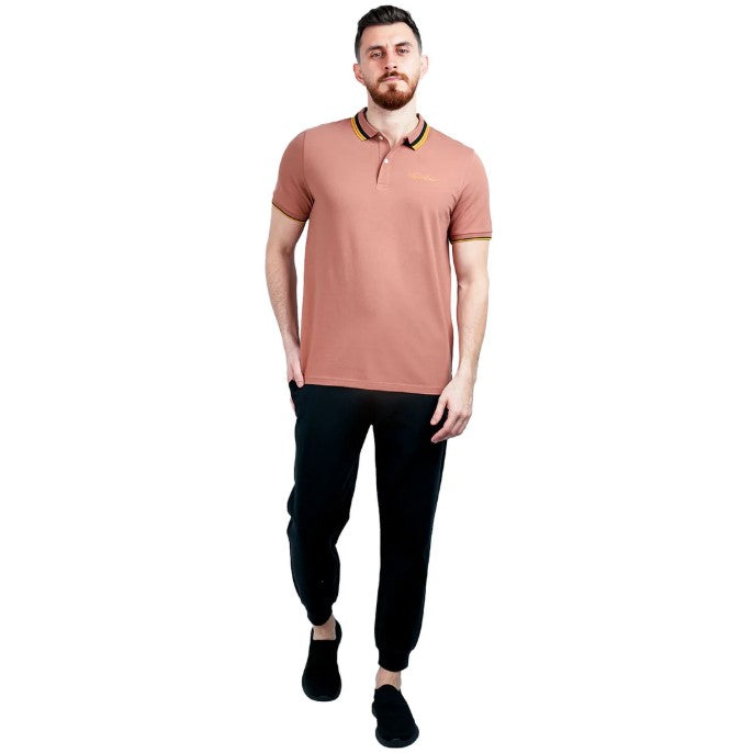 Men's Classic Slim Fit Polo with Signature Embroidery