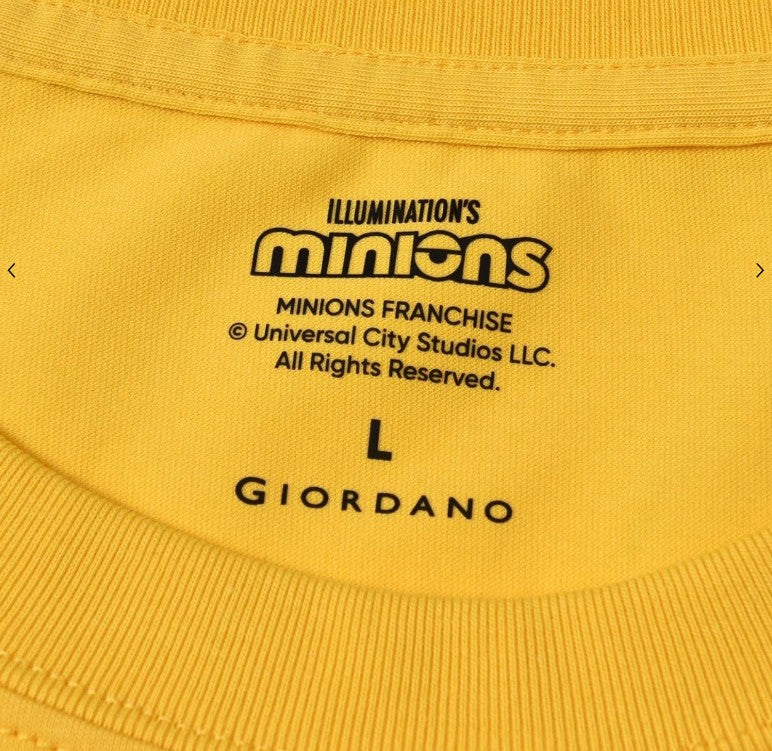 Men’s Relaxed Fit Cotton-Poly Crew Neck Print Tee | Minion Collection