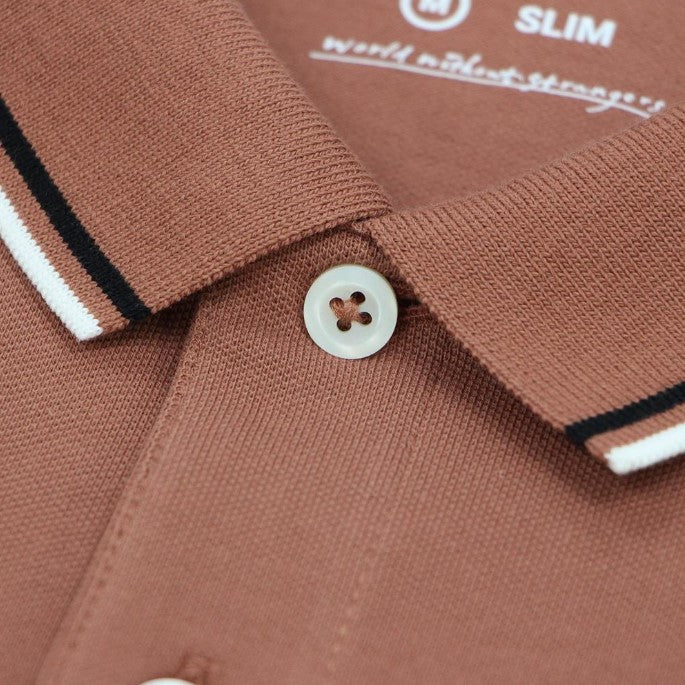 Men's Slim Fit Pique Polo: Elevated Comfort, Modern Style