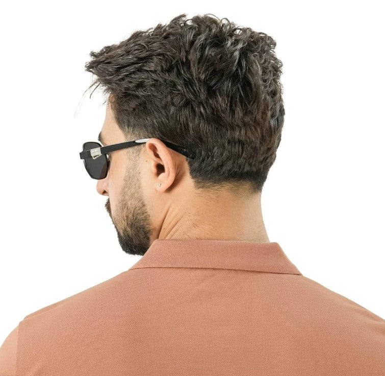 Men's Slim Fit Cotton Short Sleeve Napoleon Polo