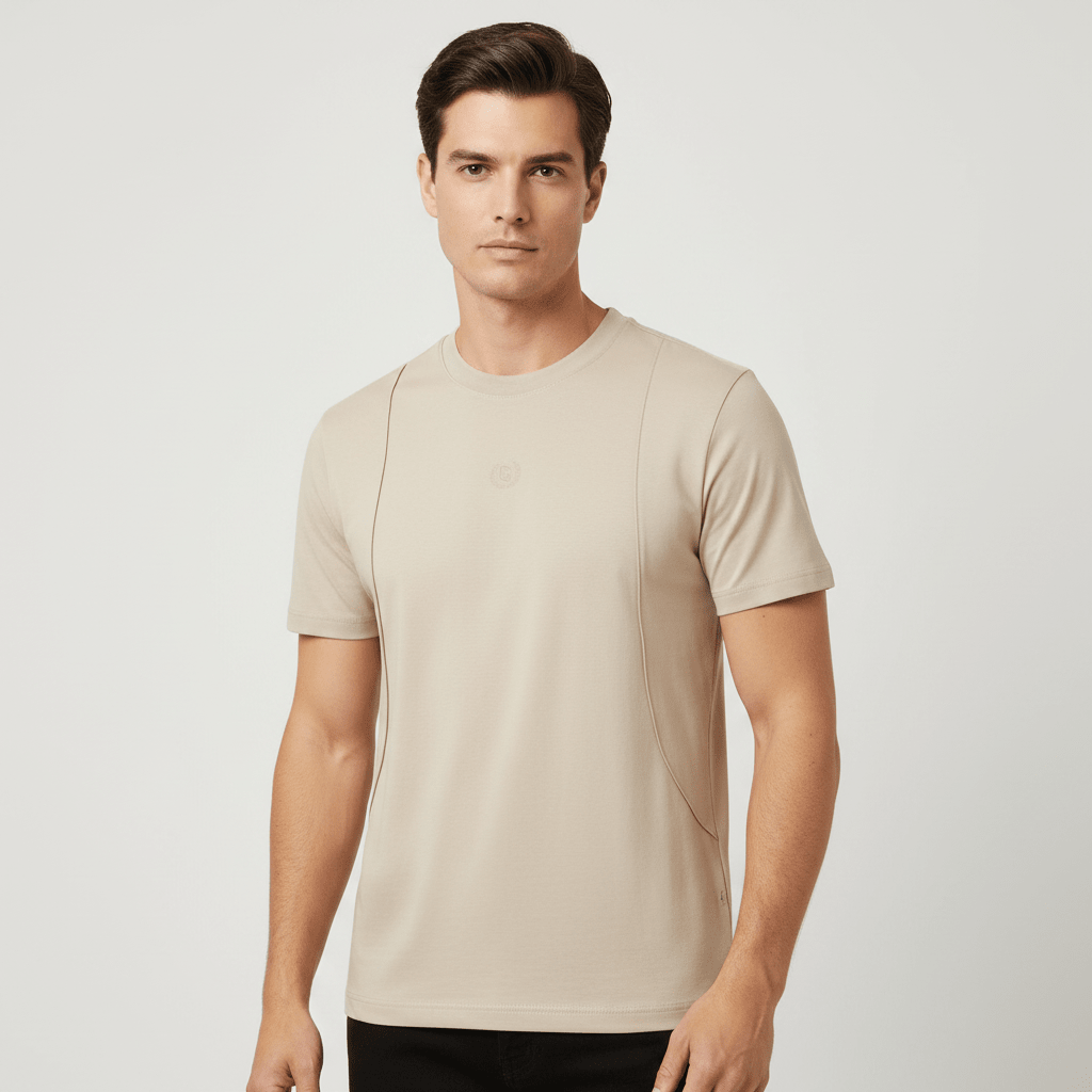Men Regular Interlock Liquid Touch Tee