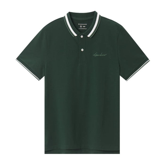 Men's Classic Slim Fit Polo with Signature Embroidery