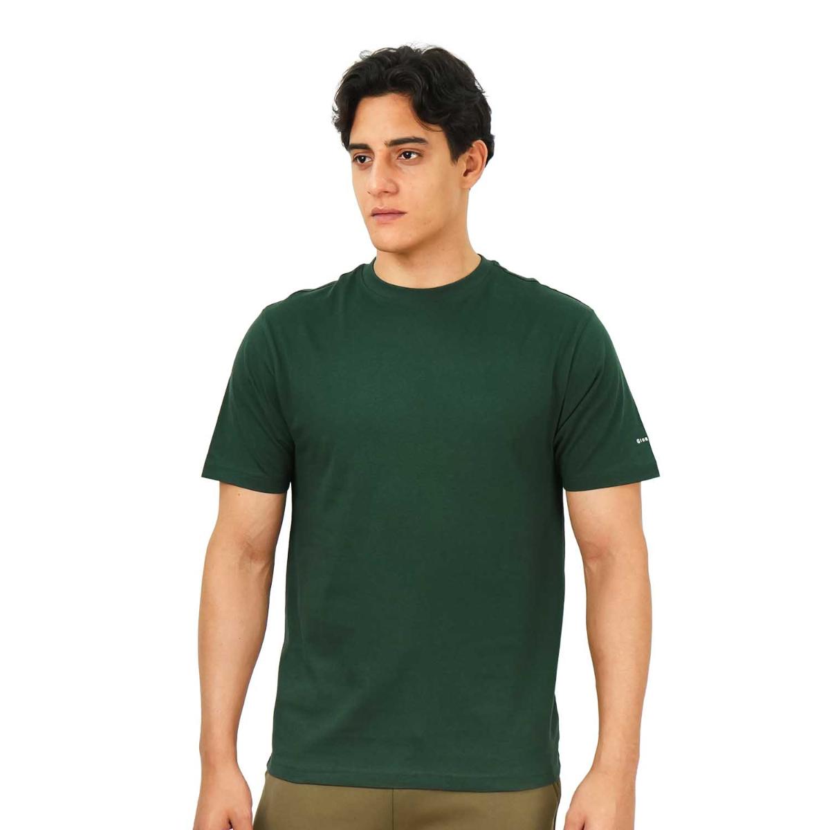 Men's Giordano Cotton Crewneck Slim Fit Tee - Short Sleeve