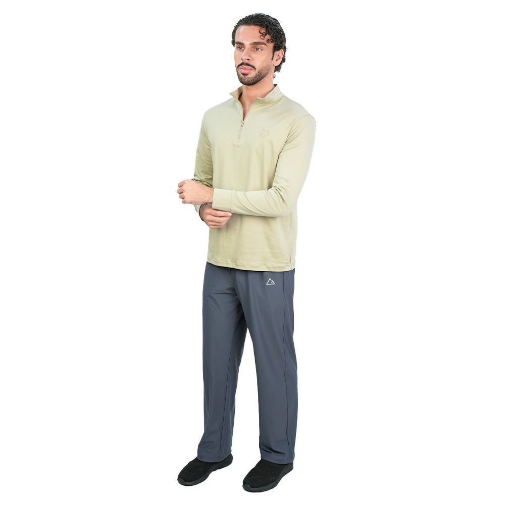 Men's Regular Liquid Touch Half-Zip Tee