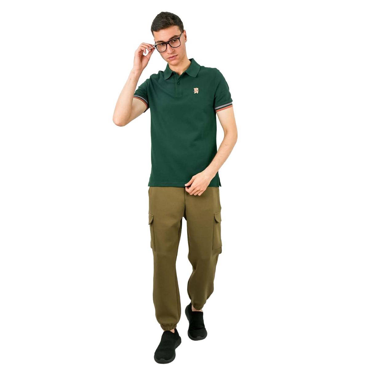 Men's Performance Polo: Classic Piqué, Tipped Collar, Embroidered Detail