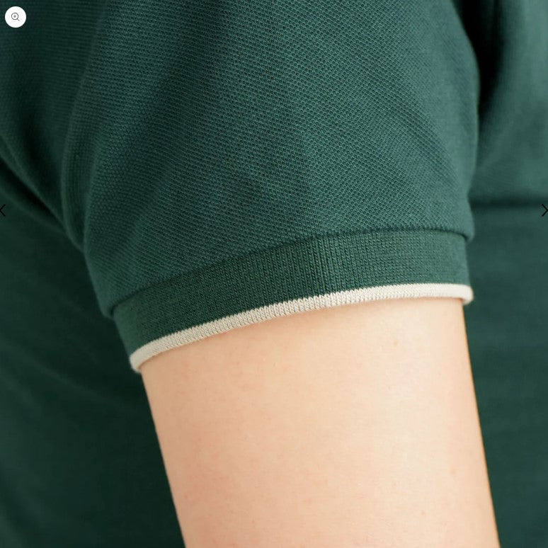 Woman Cotton/Lycra Pique Flat Kint Color Short Sleeve Clase Slim Solid Polo