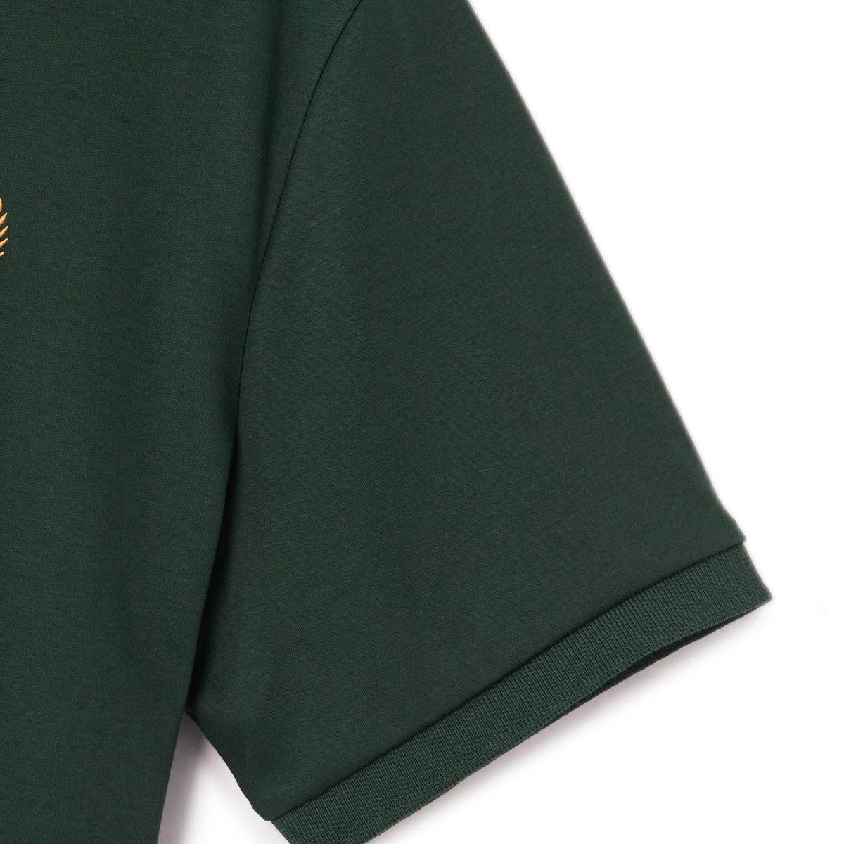 Cotton Interlock Flat Knit Color Short Sleeve Slim Embroidered Solid Polo (Liquid Touch)