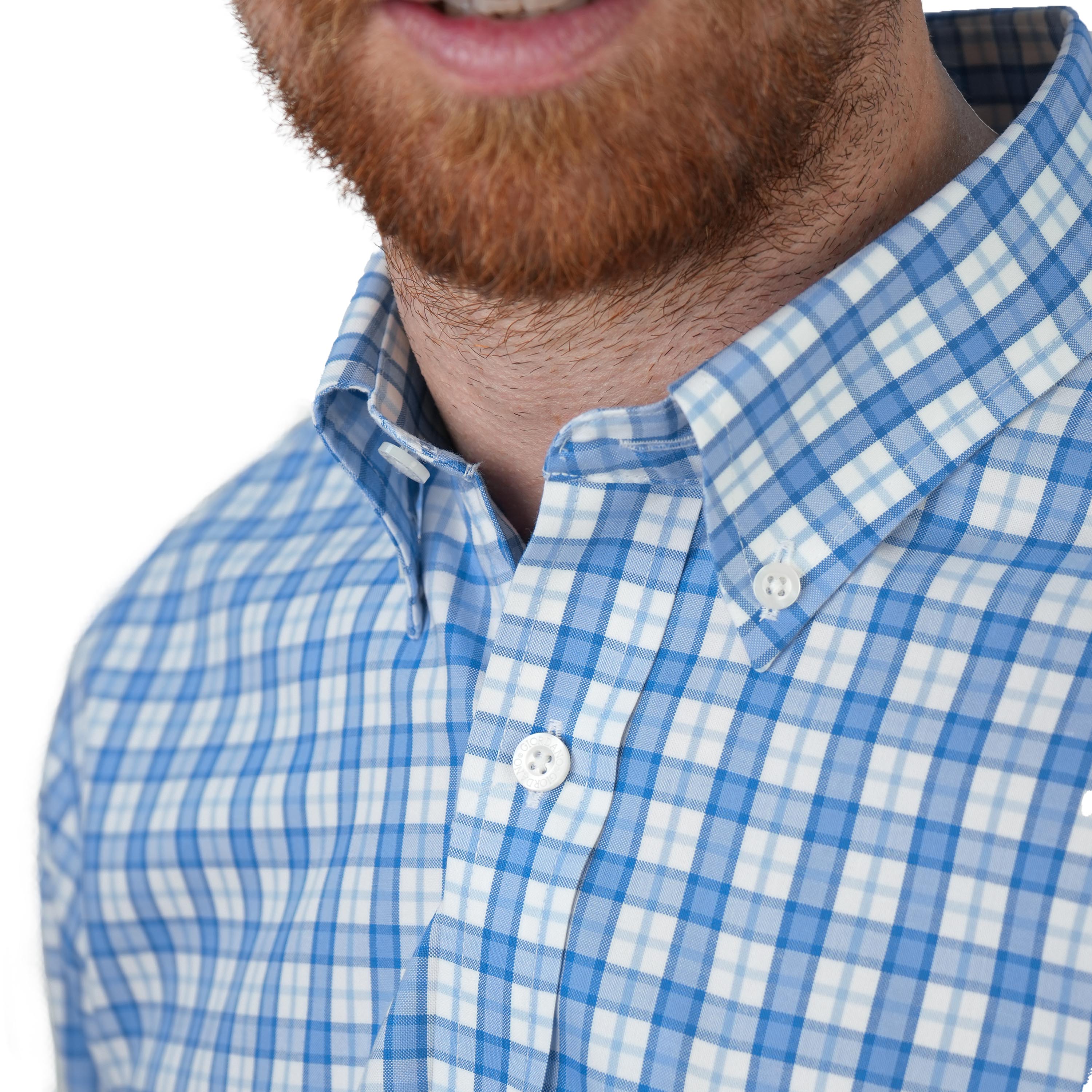 Men's Wrinkle-Free Long Sleeve Cotton Oxford Shirt