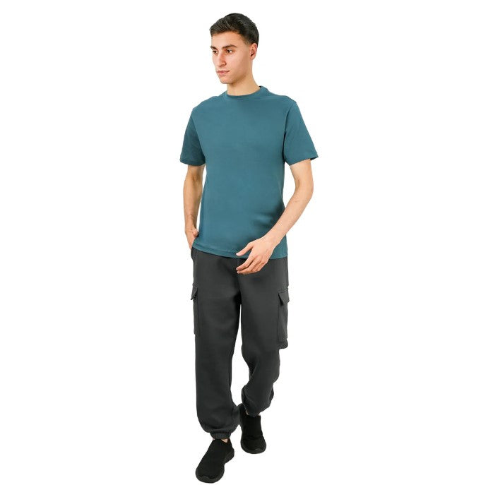 Men's Giordano Cotton Crewneck Slim Fit Tee - Short Sleeve