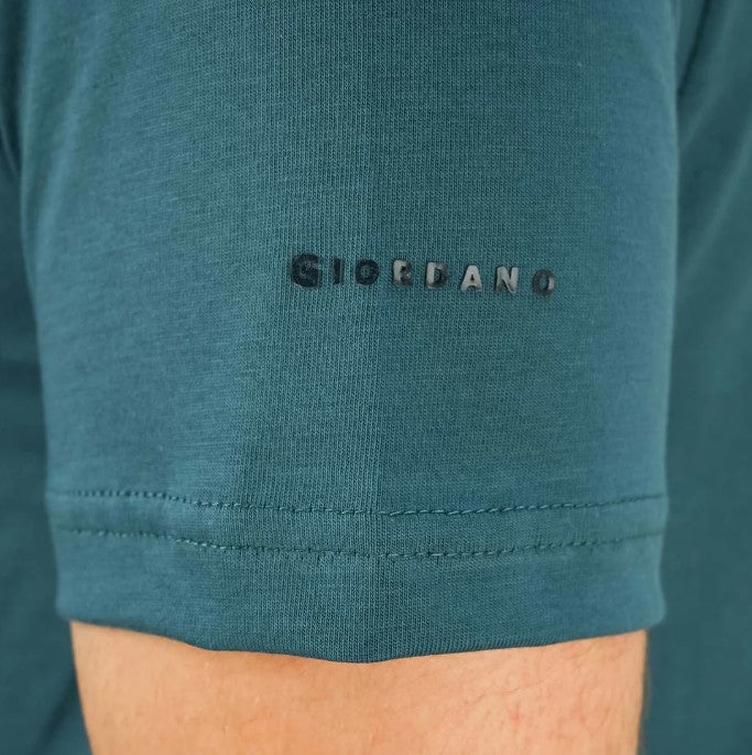 Men's Giordano Cotton Crewneck Slim Fit Tee - Short Sleeve