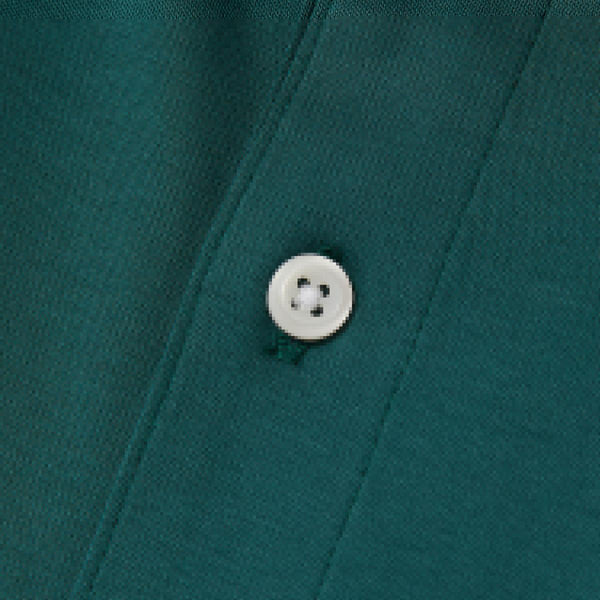 Cotton Interlock Flat Knit Color Short Sleeve Slim Embroidered Solid Polo (Liquid Touch)