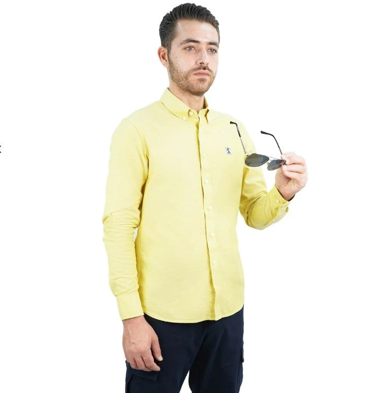 Men's Lion Cotton Oxford Shirt