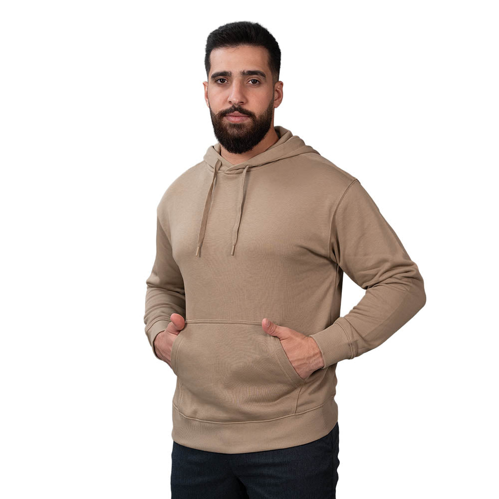 Men's Relaxed Fit French Terry Hoodie Sweatshirt
