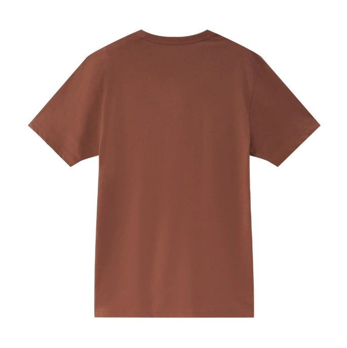 تي شيرت قطني جيرسي بطبعة نحيفة وأكمام قصيرة ورقبة دائرية