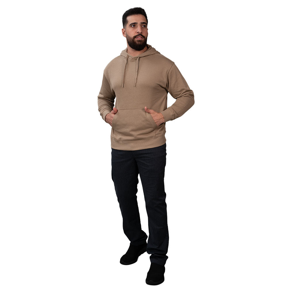 Men's Relaxed Fit French Terry Hoodie Sweatshirt