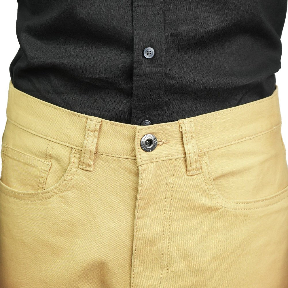 Men’s Cotton Regular Taper Stretch Twill Khakis