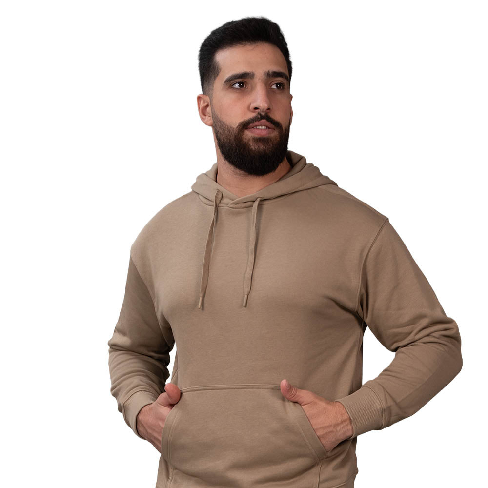 Men's Relaxed Fit French Terry Hoodie Sweatshirt