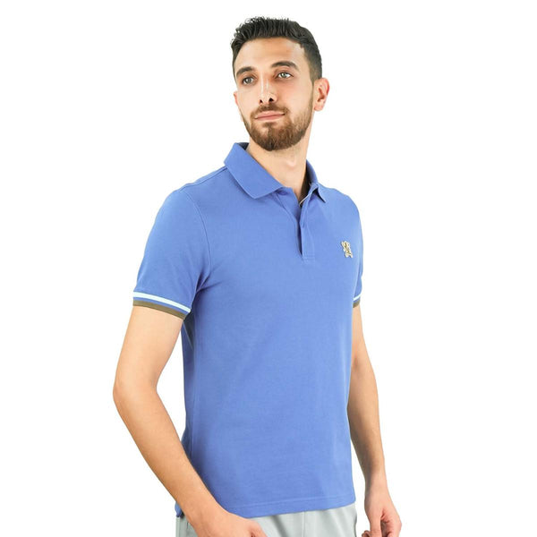 Men's Performance Polo: Classic Piqué, Tipped Collar, Embroidered Detail