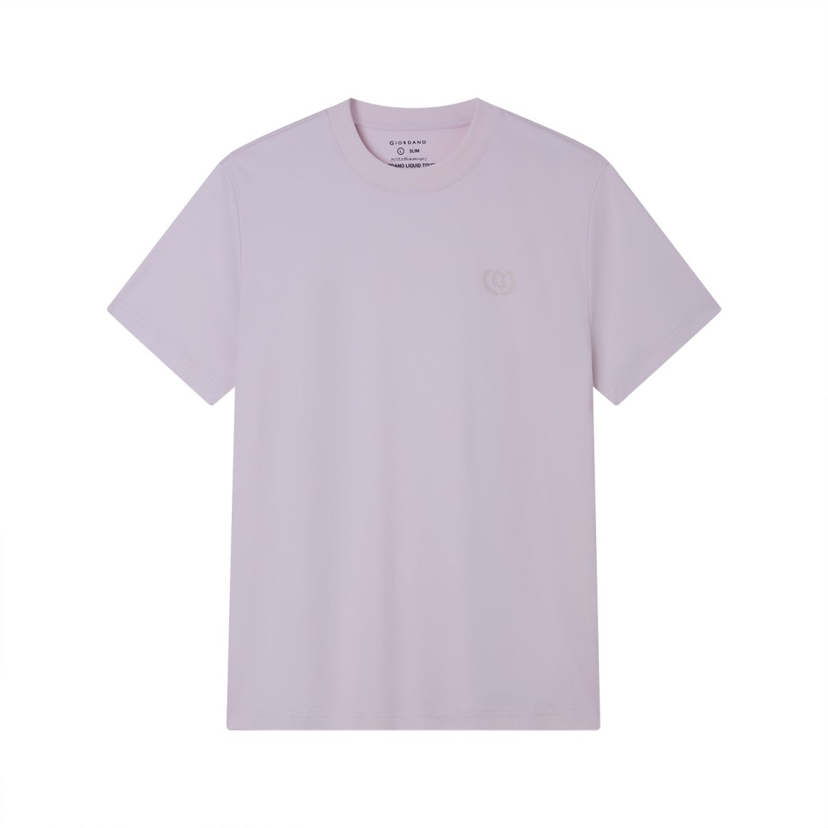 Men's Slim Fit Liquid Touch Cotton Crew Neck Tee