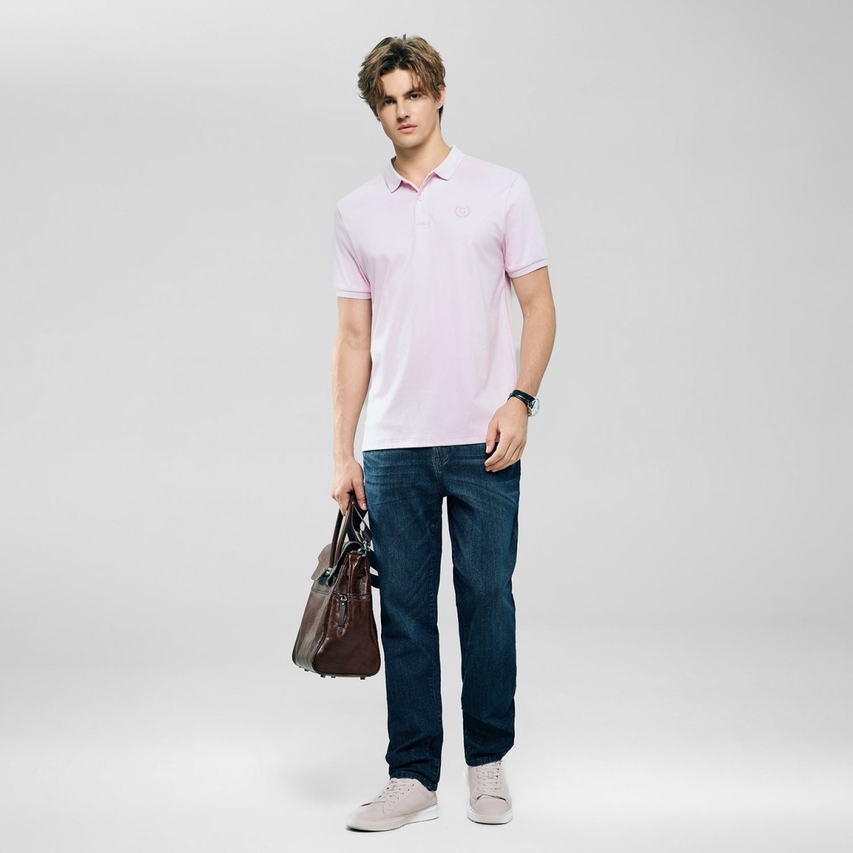 Men’s Liquid Touch Slim Fit Cotton Interlock Polo
