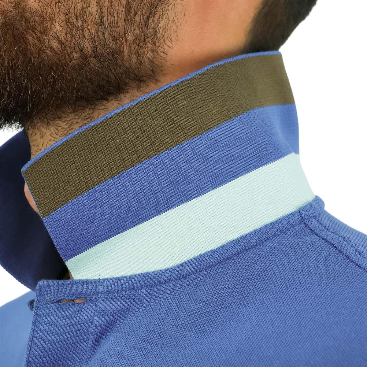 Men's Performance Polo: Classic Piqué, Tipped Collar, Embroidered Detail