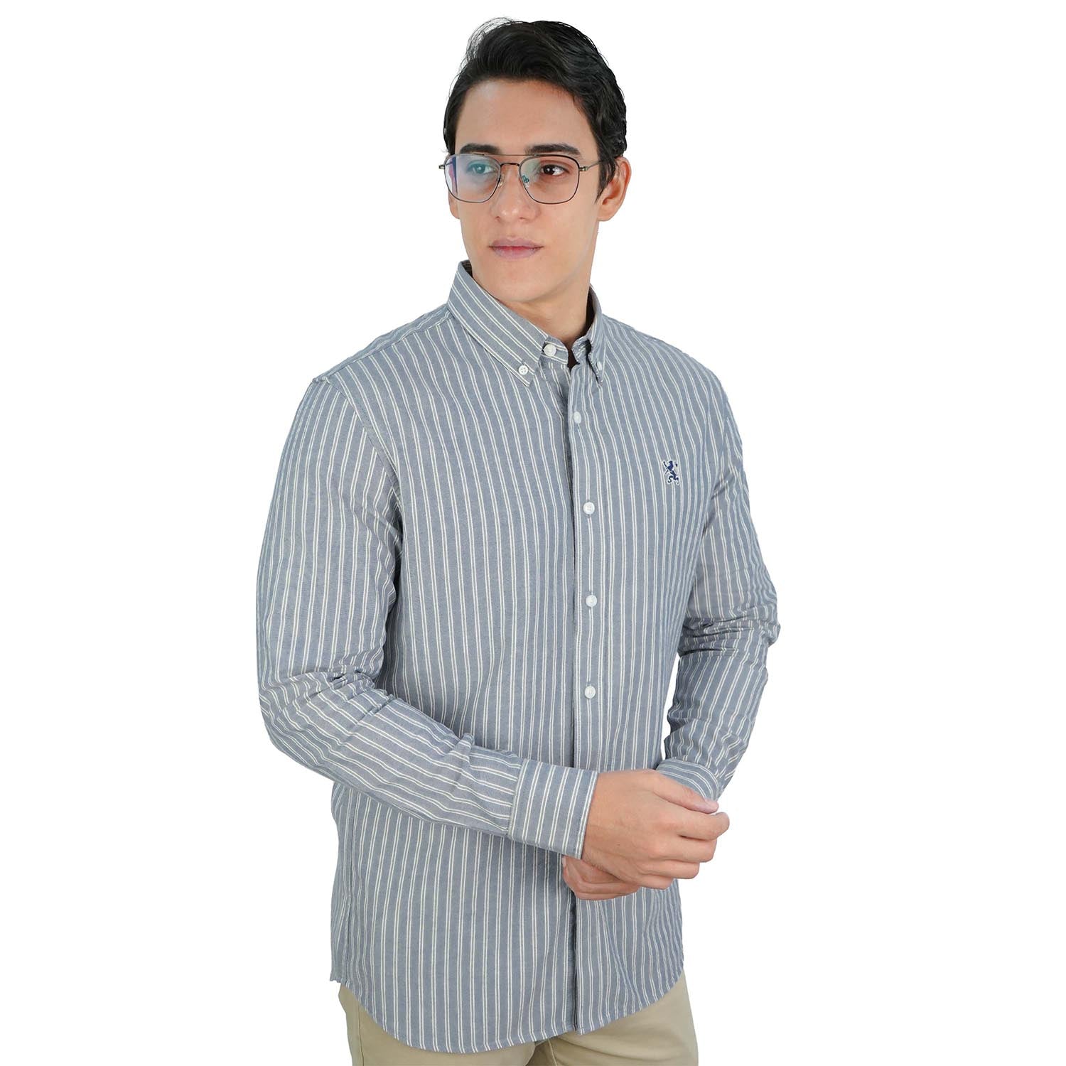 Men's Lion Cotton Oxford Shirt