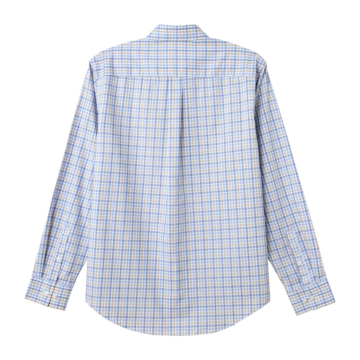 Men's Wrinkle-Free Long Sleeve Cotton Oxford Shirt