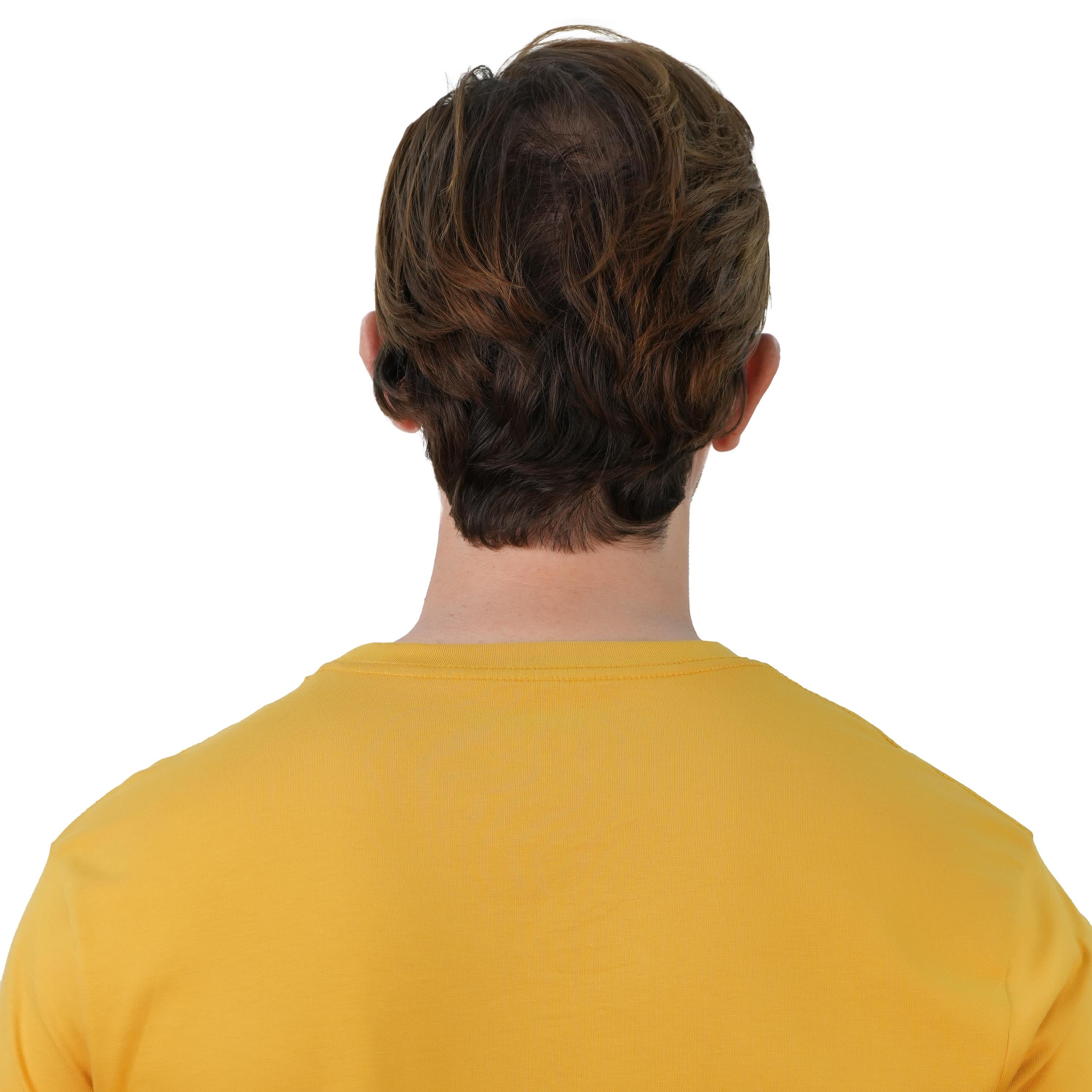 تي شيرت رجالي بقصّة Slim Fit من القطن بطبعة مميزة