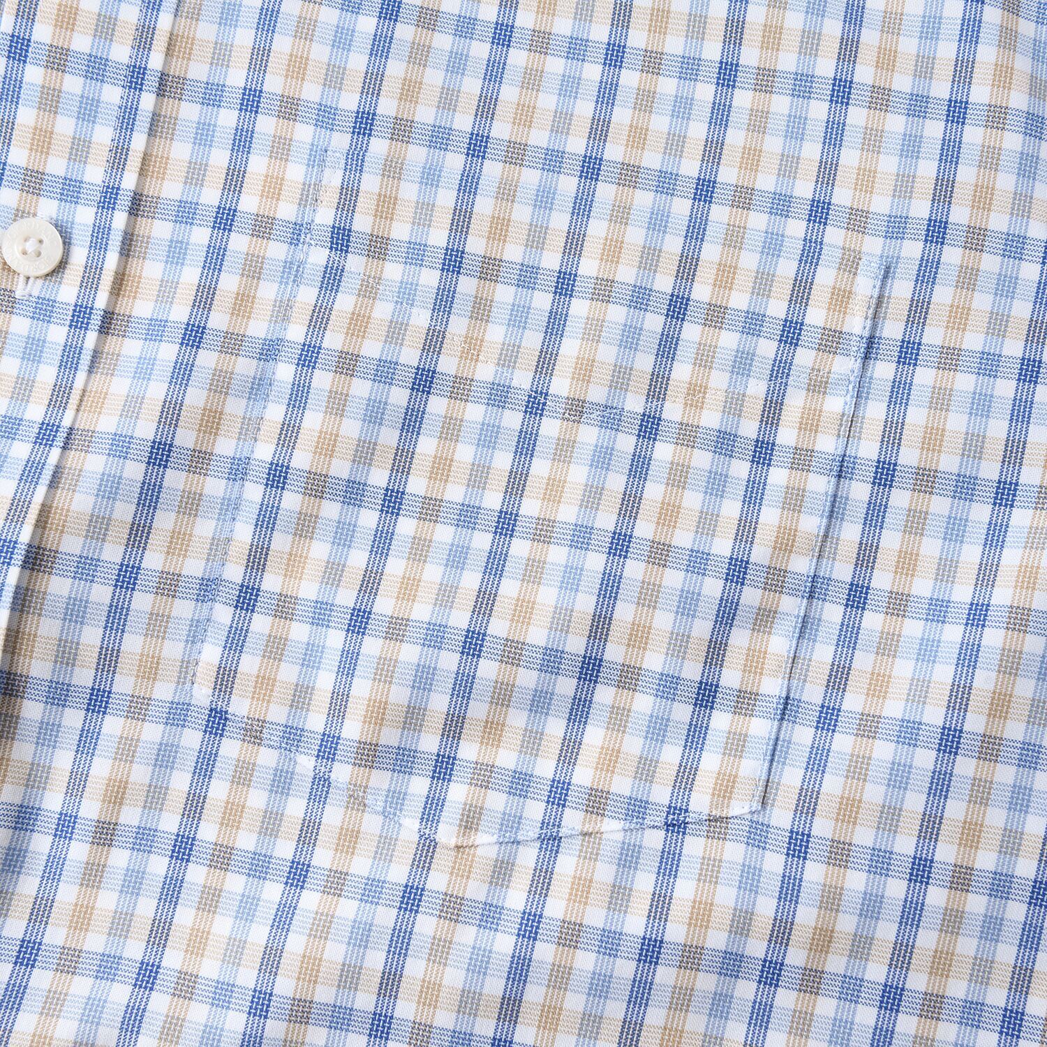 Men's Wrinkle-Free Long Sleeve Cotton Oxford Shirt