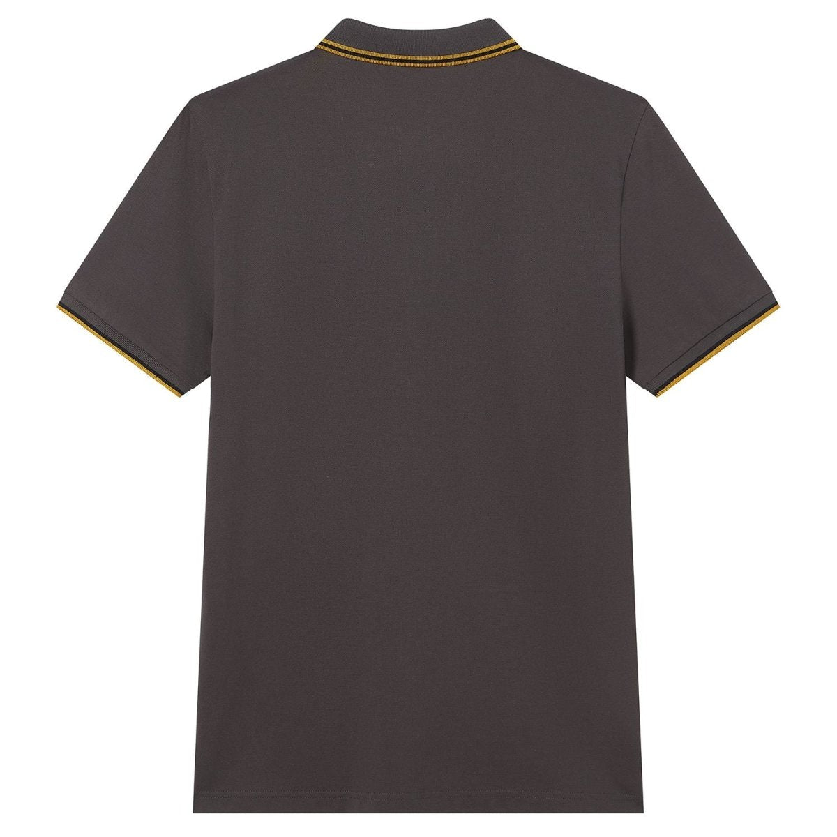 Men's Knit Collar Short Sleeve Slim Fit Embroidered Polo
