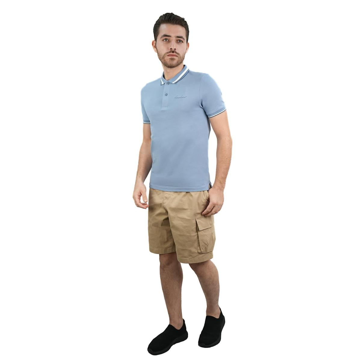 Men's Classic Slim Fit Polo with Signature Embroidery