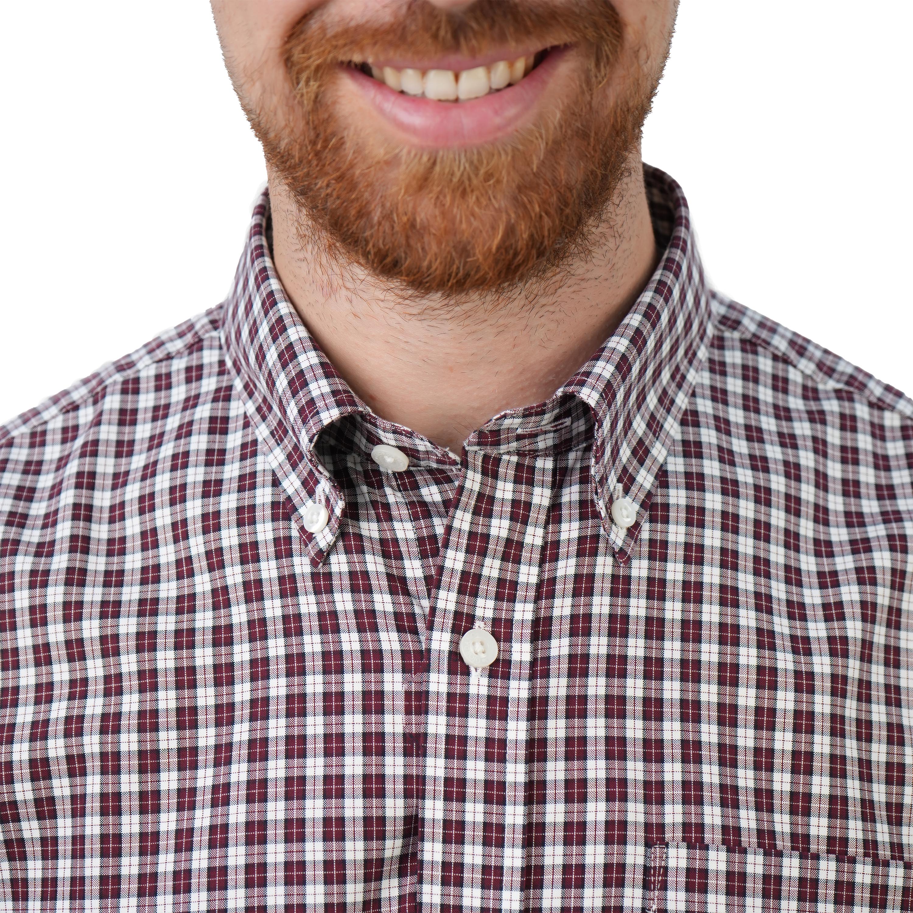 Men's Wrinkle-Free Long Sleeve Cotton Oxford Shirt