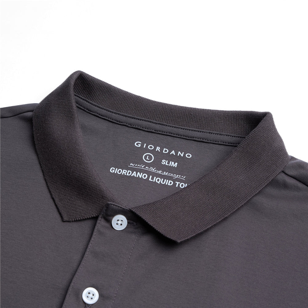 Men’s Liquid Touch Slim Fit Cotton Interlock Polo