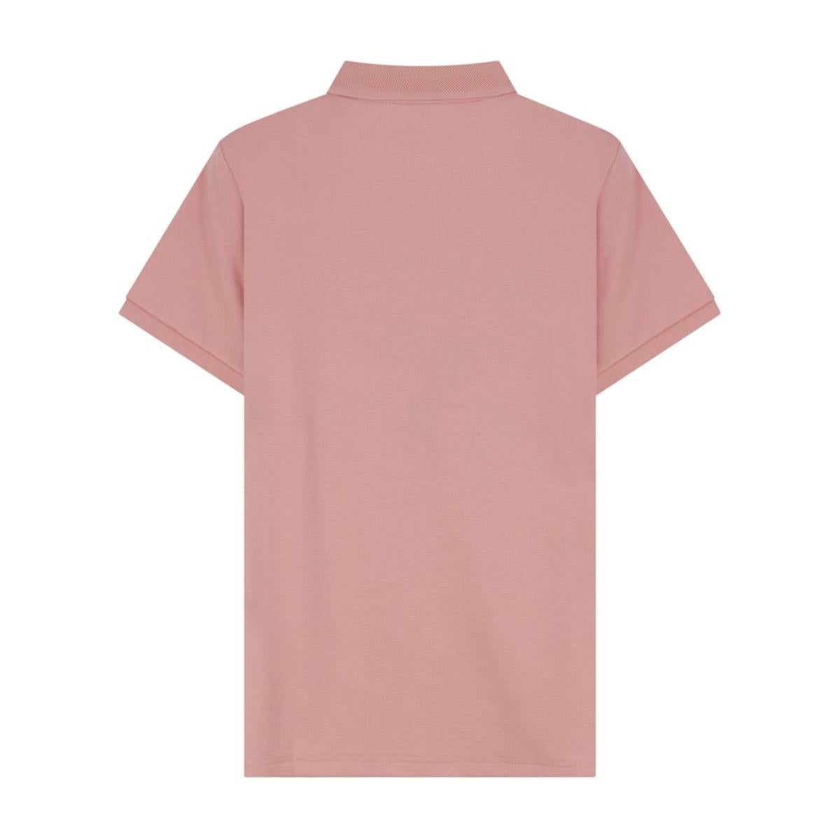 Men's Cotton Blend Waffle Knit Solid Polo