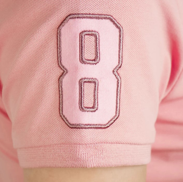 قميص بولو نابليون مطرز بقصّة Slim Fit للنساء