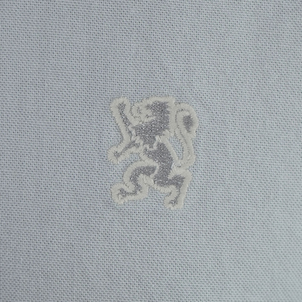 Men's Cotton Slim Oxford Shirt With Embroidery