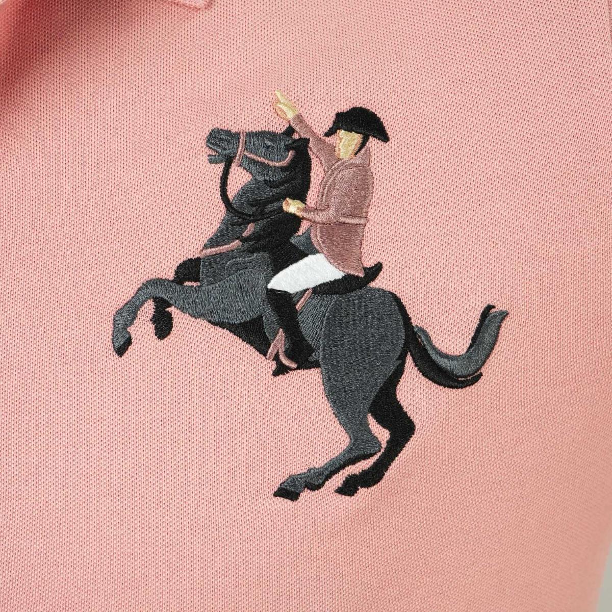 Men's Slim Fit Cotton Short Sleeve Napoleon Polo