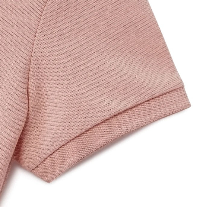 قميص بولو نسائي من القطن والليكرا بتطريز أسد ثلاثي الأبعاد