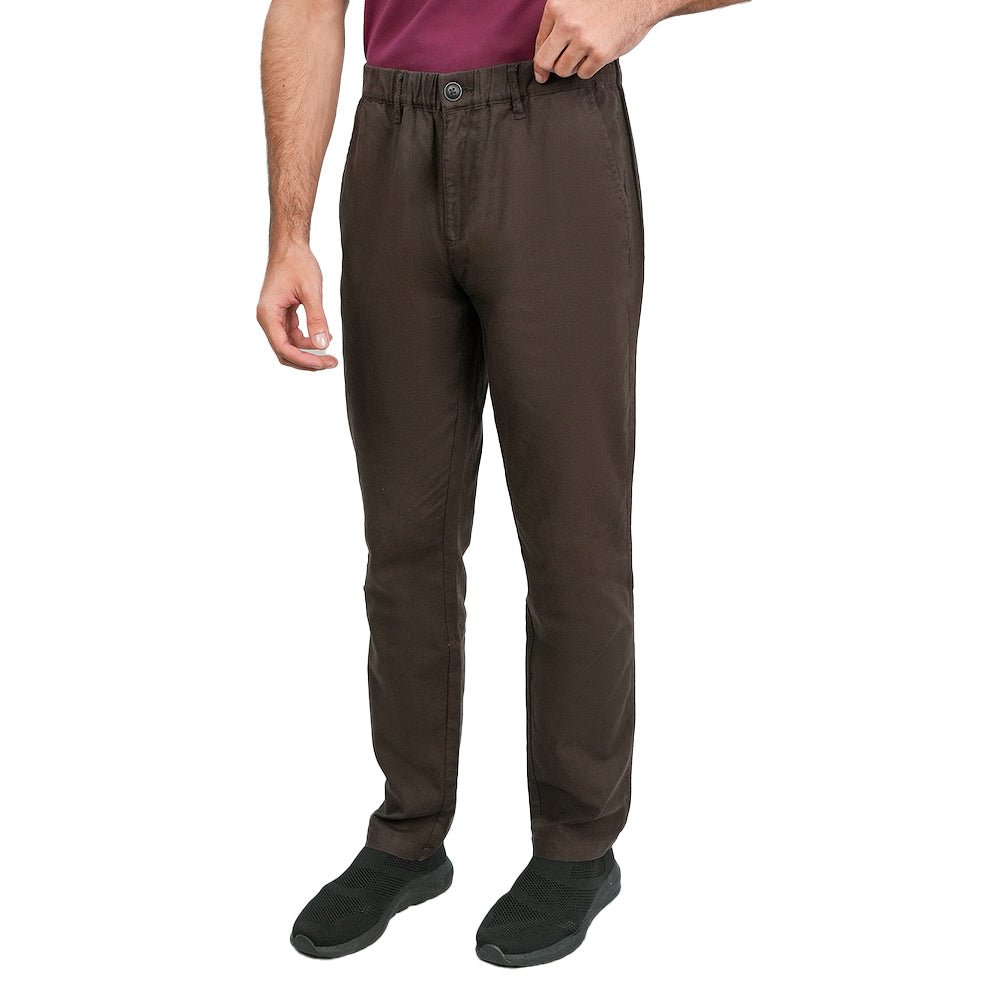 Men's Slim Taper Linen Cotton Khakis