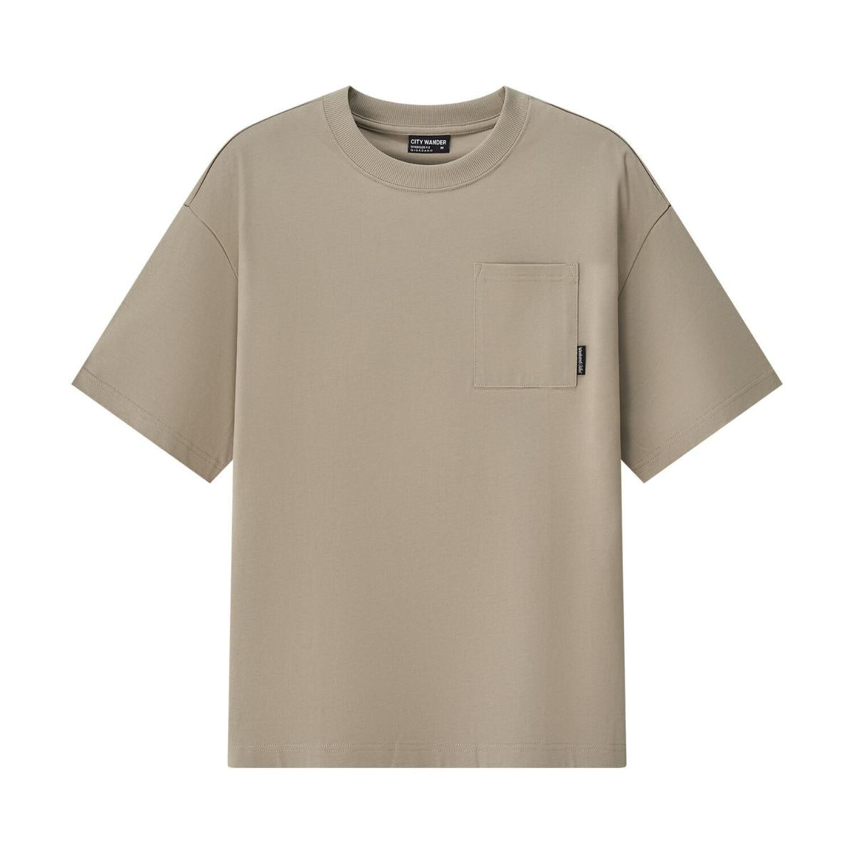 Men's Oversized Cotton Crew Neck Print Tee | Wander City Collection