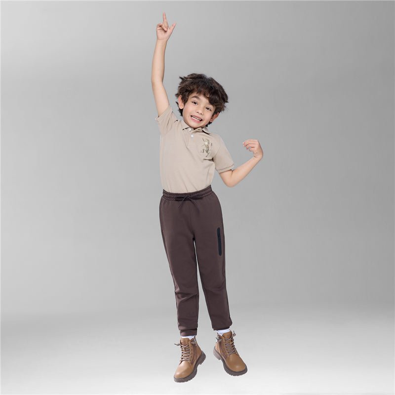 Junior's Interlock Regular Taper Elastic Waist Jogger