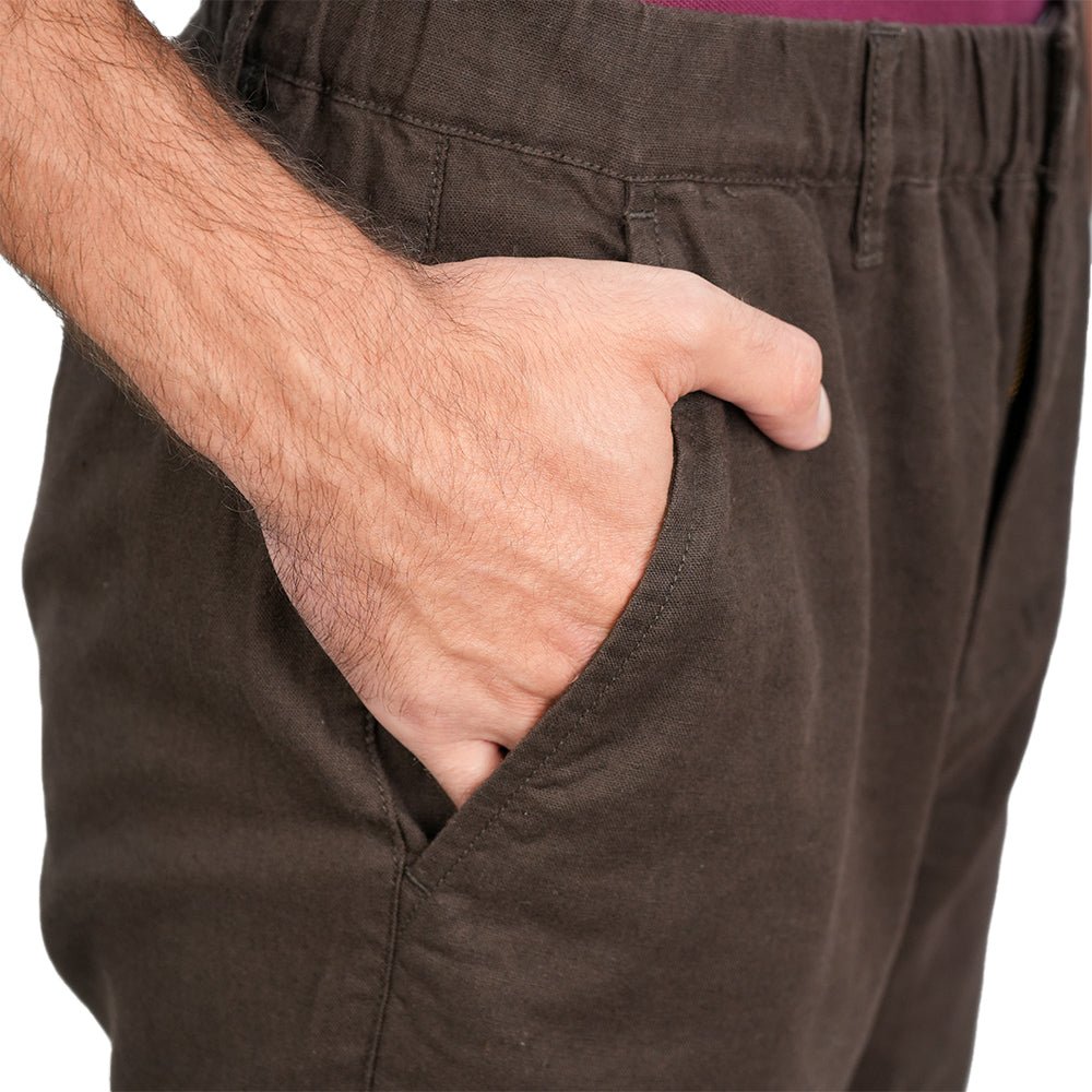 Men's Slim Taper Linen Cotton Khakis