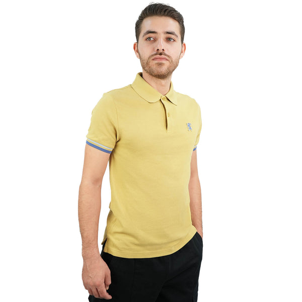 Men's Performance Polo: Classic Piqué, Tipped Collar, Embroidered Detail