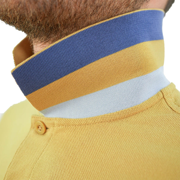 Men's Performance Polo: Classic Piqué, Tipped Collar, Embroidered Detail
