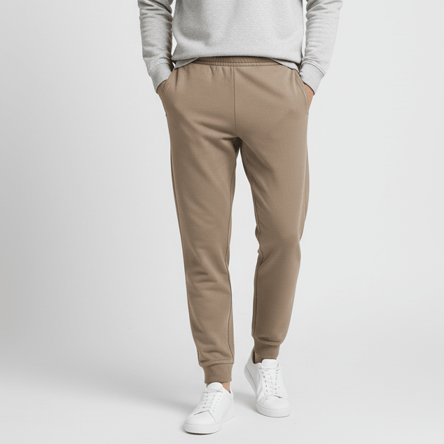 COTTON/POLYESTER FRENCH TERRY MID RISE SLIM TAPER JOGGER (KNIT)
