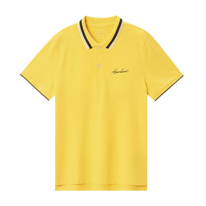 Men's Classic Slim Fit Polo with Signature Embroidery