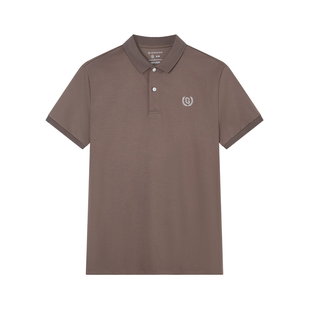 Men’s Liquid Touch Slim Fit Cotton Interlock Polo