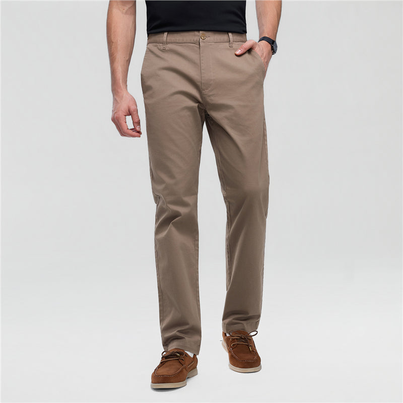 Men’s Slim Taper Stretch Cotton Khaki Pants