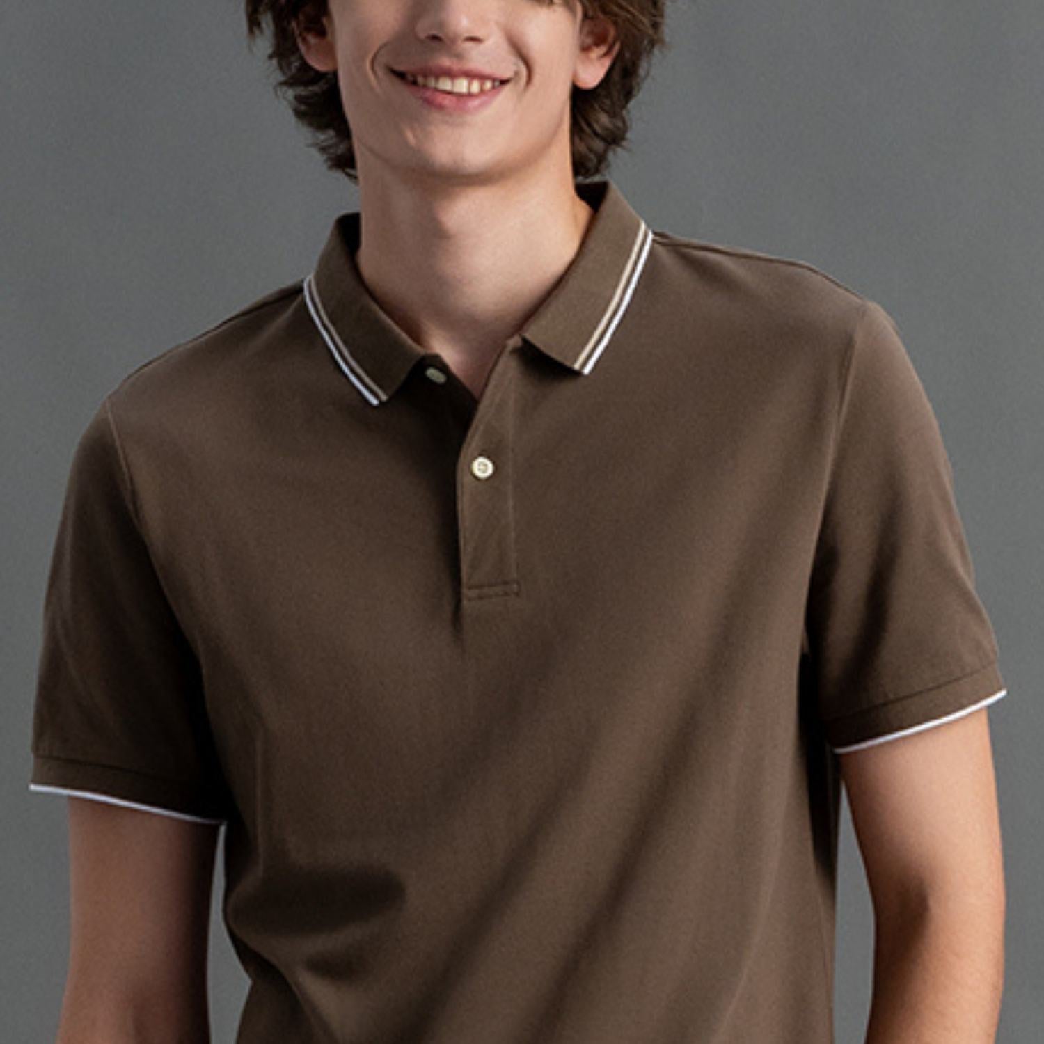 Men's Slim Fit Pique Polo: Elevated Comfort, Modern Style